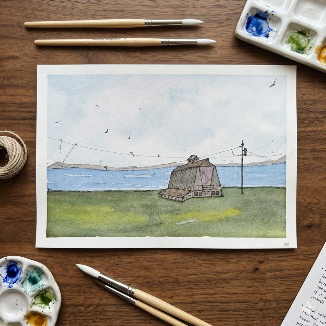 Solitude by the Shore