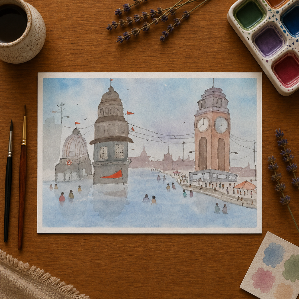 Sacred Dip at Har Ki Pauri