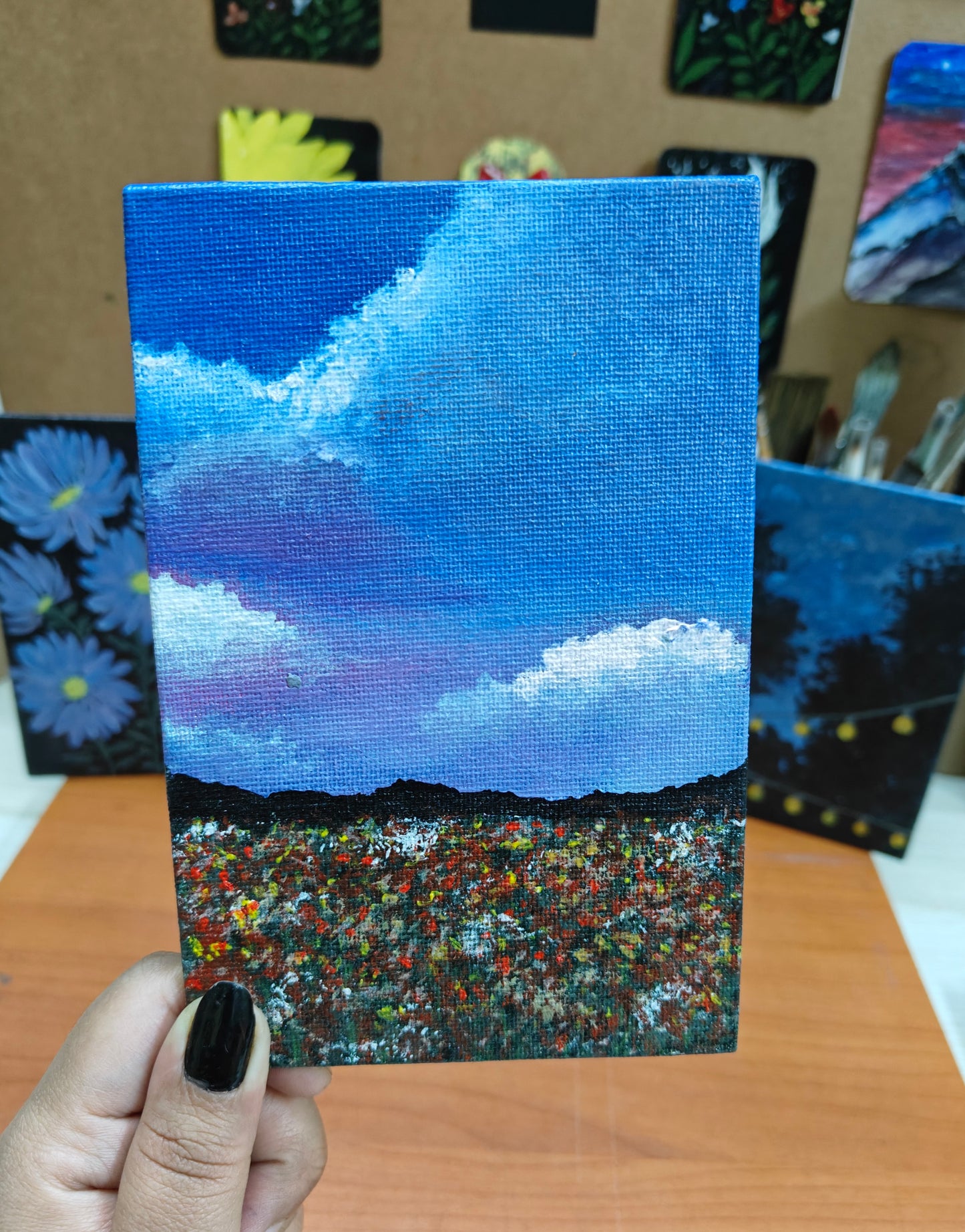 Cloud-Kissed Blooms