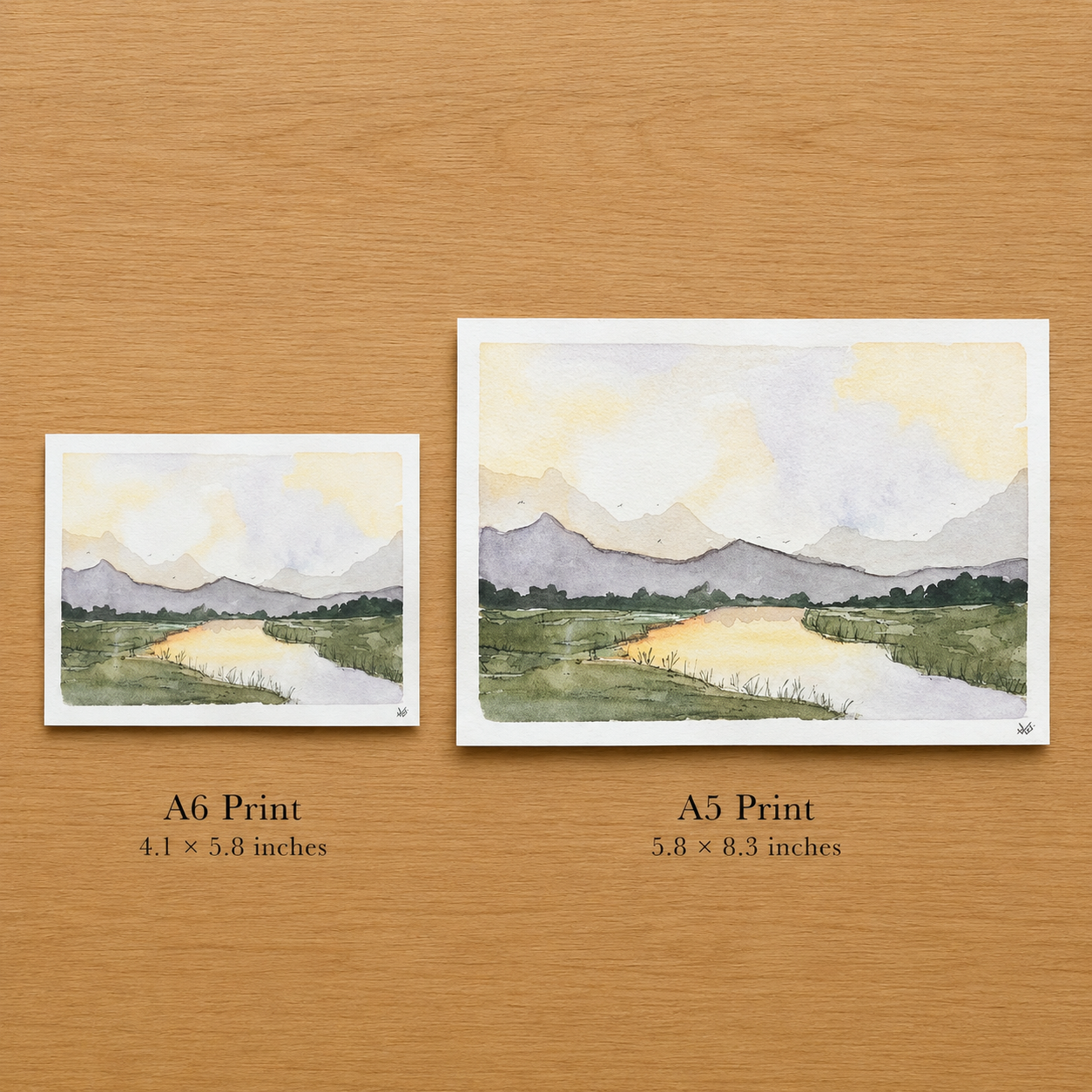 Dawn Between the Valleys - Fine Art Print