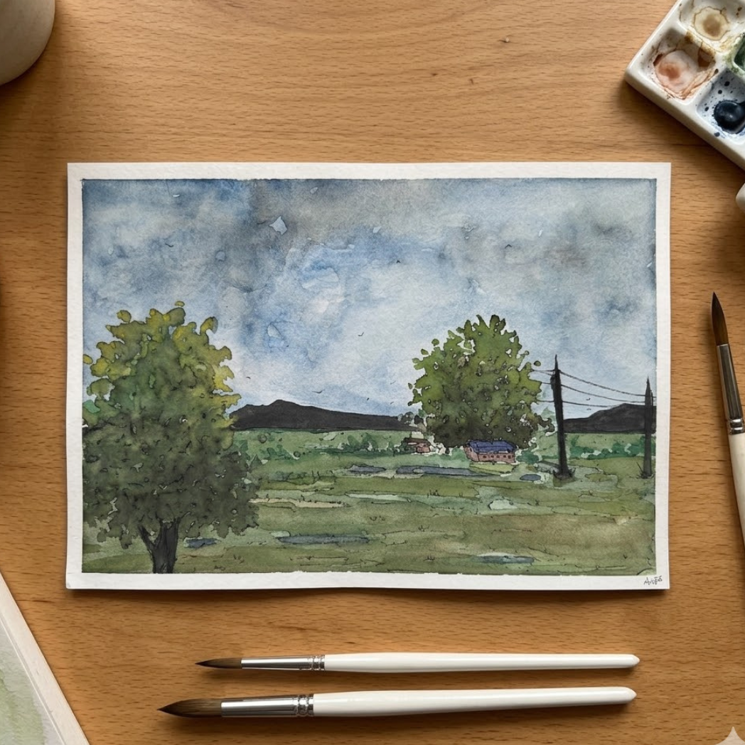 Stillness Beneath the Clouds