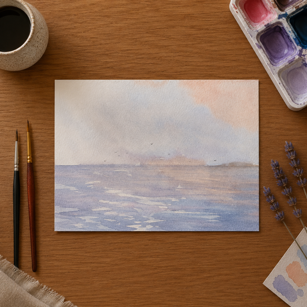 Horizon’s Whisper - Where the Sky Meets the Sea