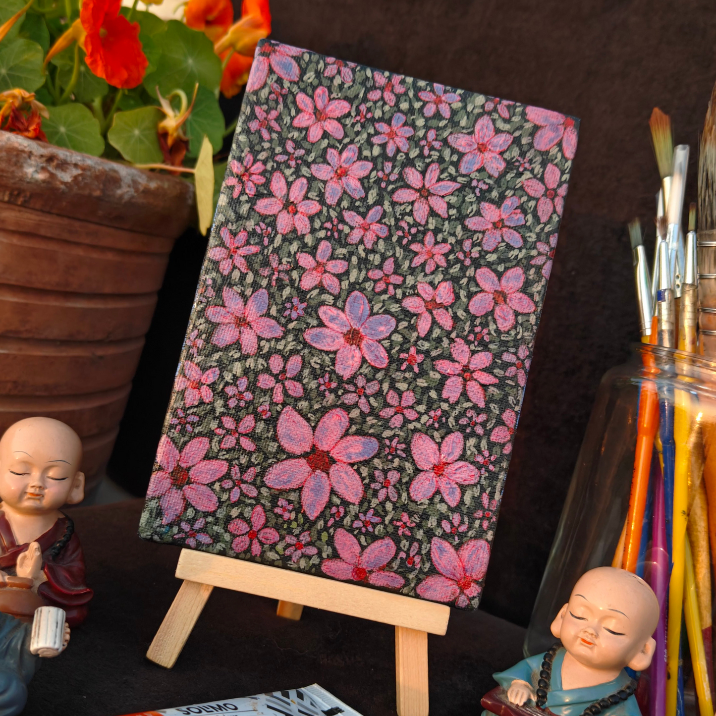 Scarlet Lavender Serenade