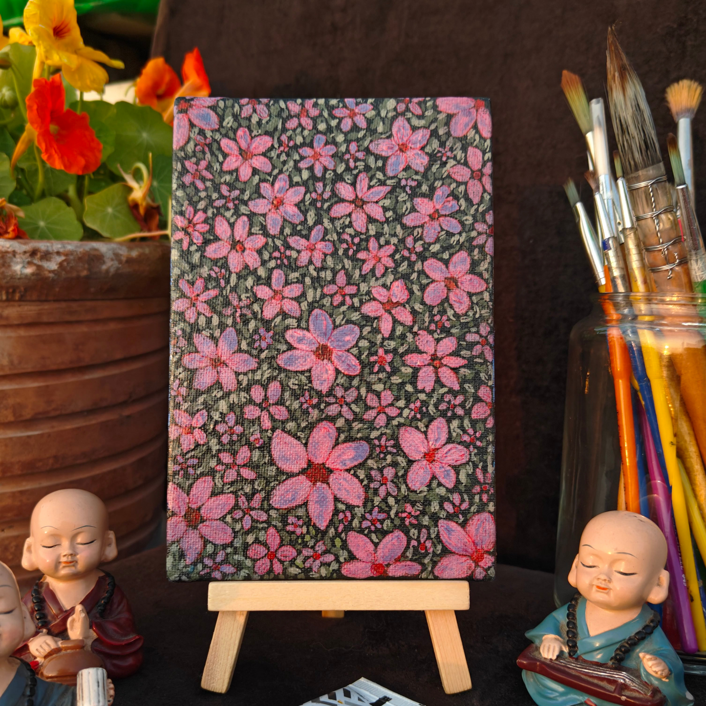 Scarlet Lavender Serenade