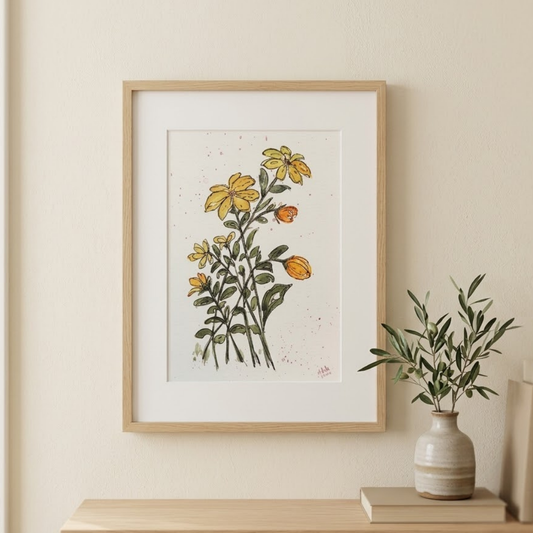 Golden Wildflowers