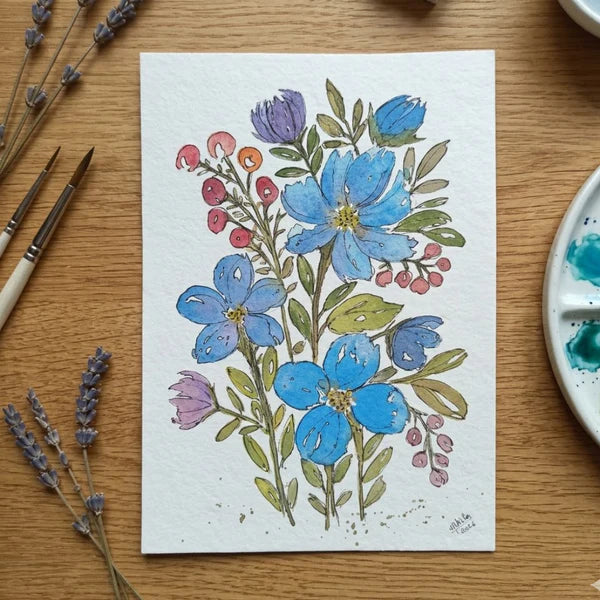 Azure Garden - Fine Art Print