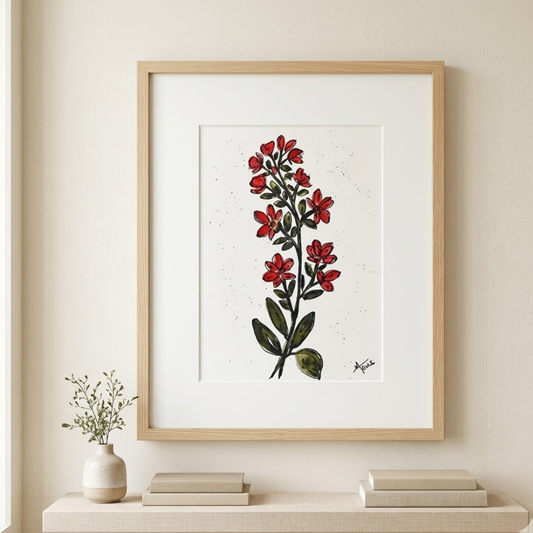 Scarlet Wildflowers