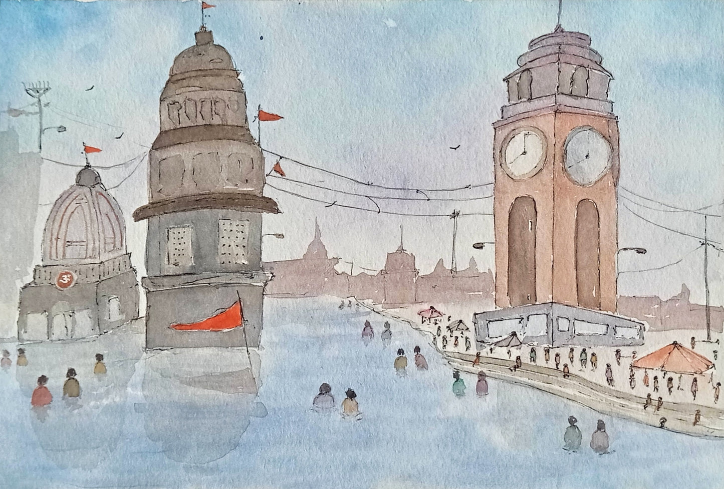 Sacred Dip at Har Ki Pauri