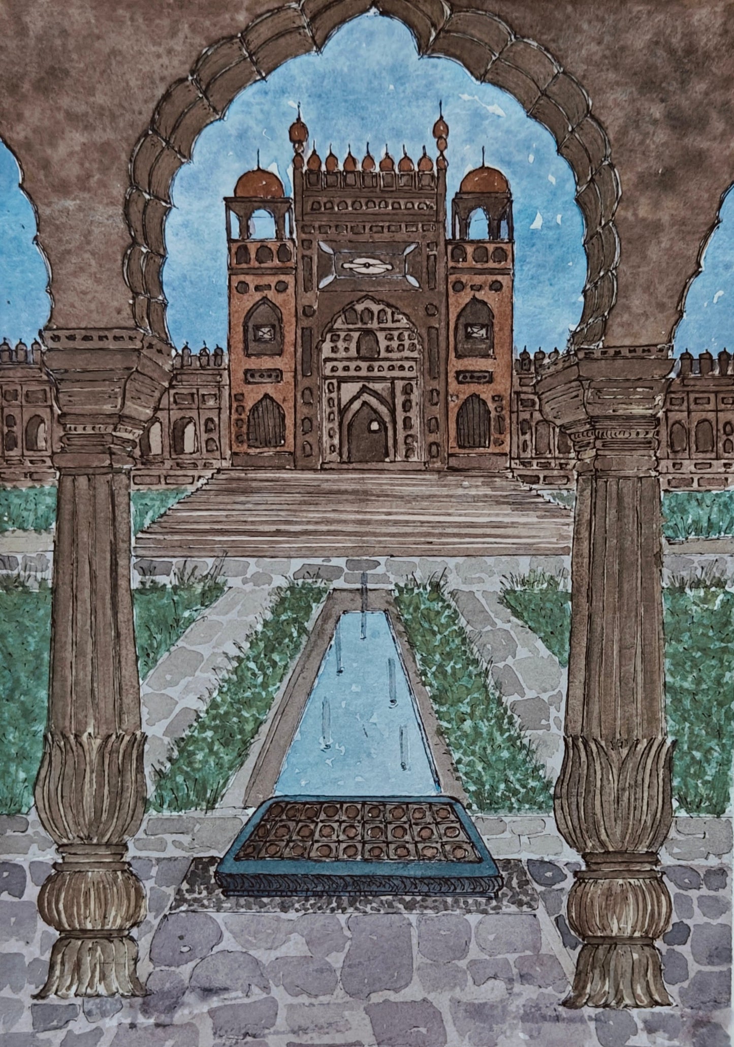 Agra Fort - Through the Archway